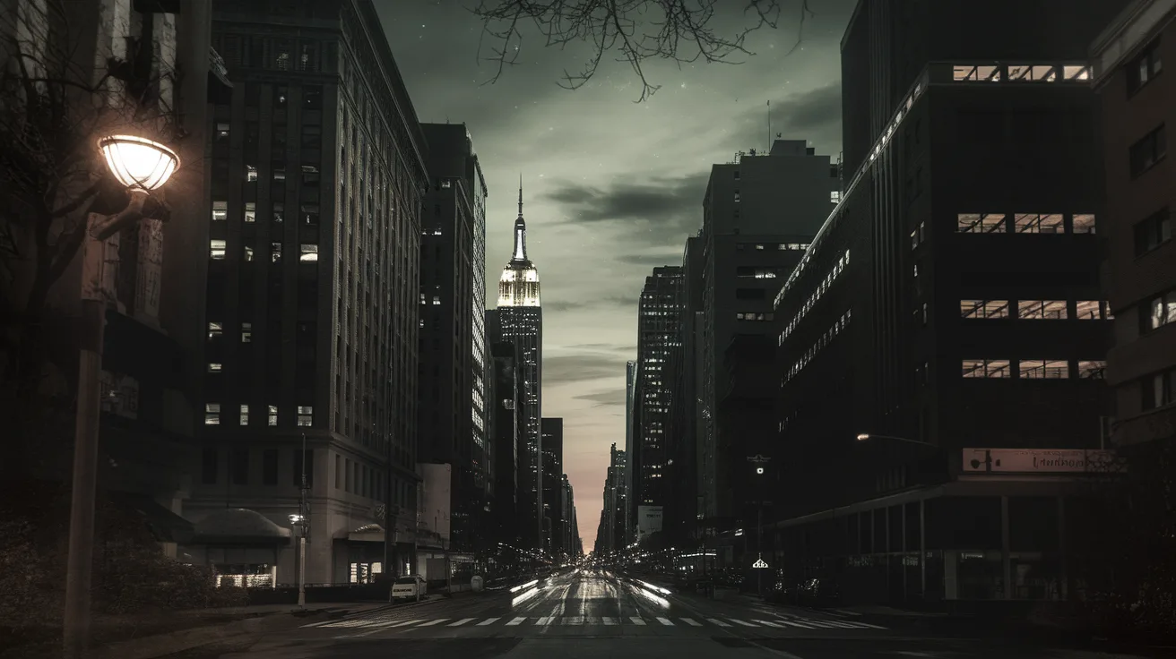 United States cityscape