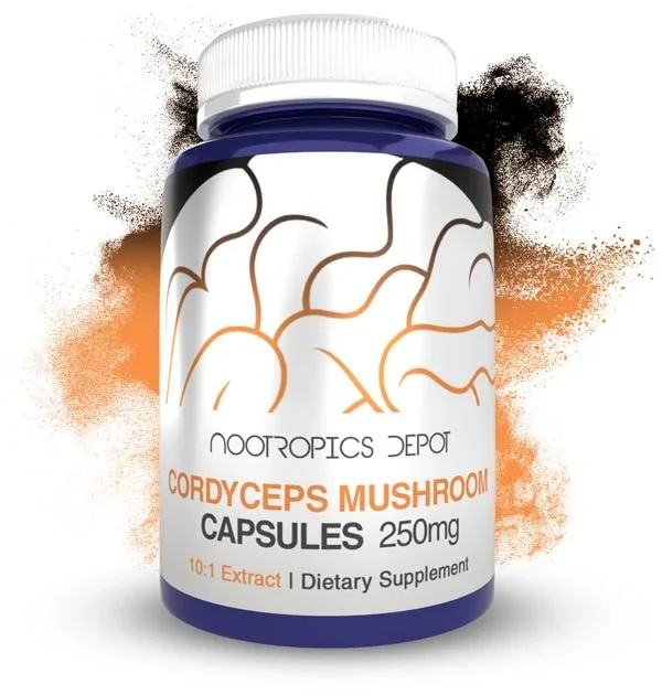 Cordyceps Mushroom 10:1 Dual Extract Capsules