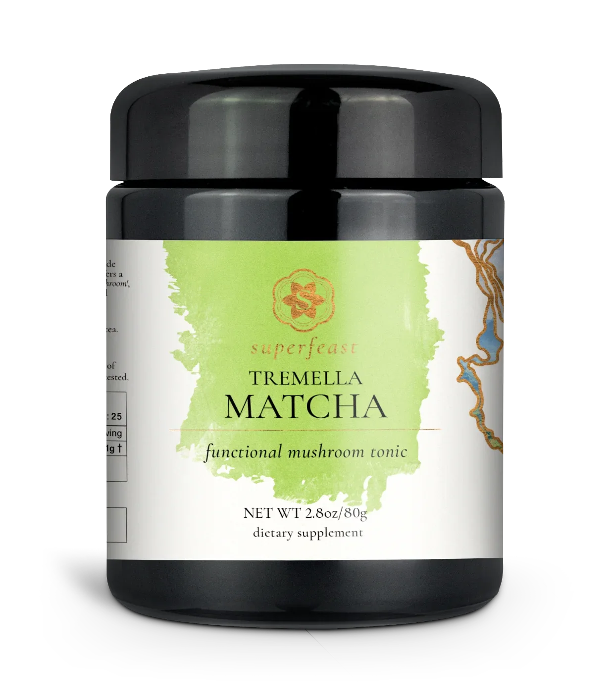 SuperFeast Tremella Matcha 80g miron jar