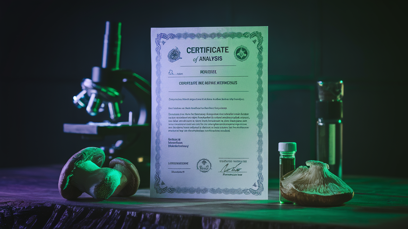 How to Read a COA for Mushroom Supplements