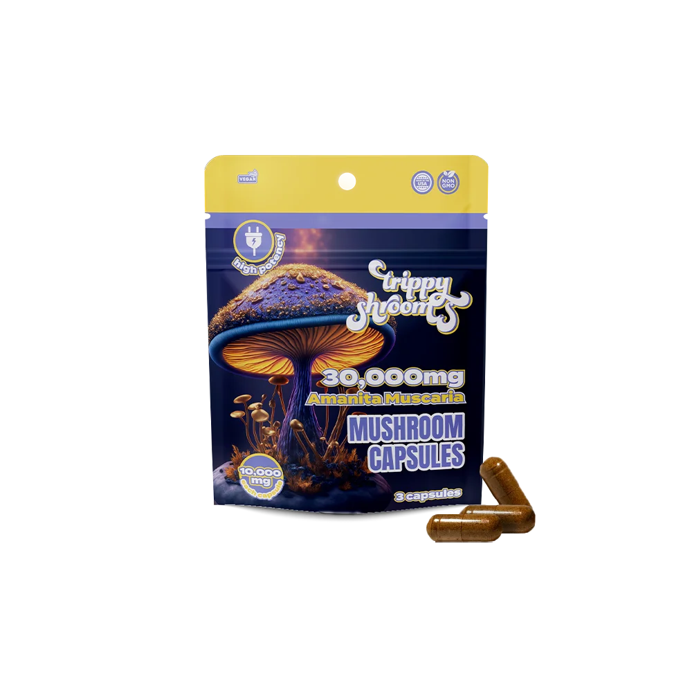 Trippy Shrooms Amanita Microdose Capsules